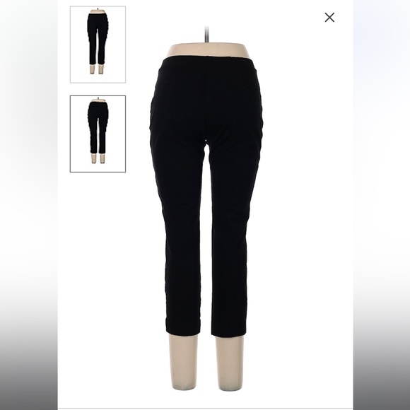 Estelle and Finn cropped casual pants, pull up, stretch, GUC, Size 10. - Picture 14 of 15